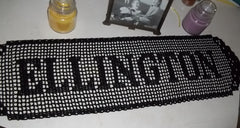 Filet Crochet Name Doilies