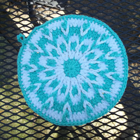 Lace Up Pot Holder
