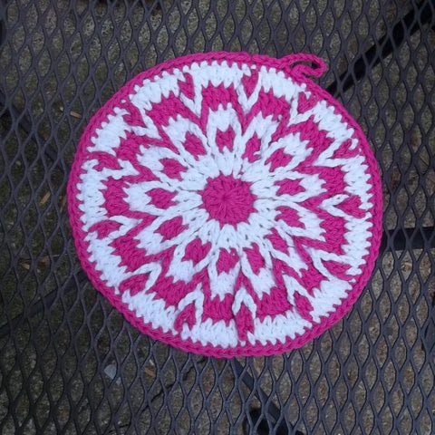 Lace Up Pot Holder
