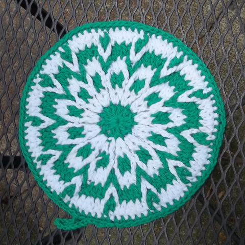 Lace Up Pot Holder