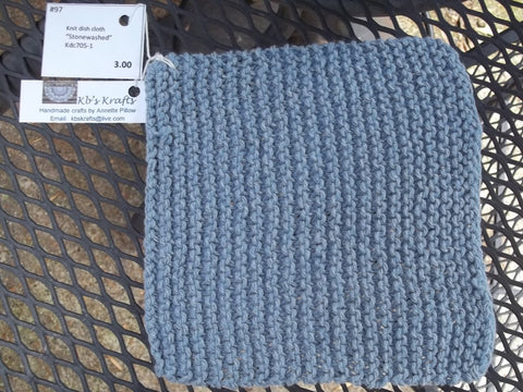 Knitted Dish Cloth