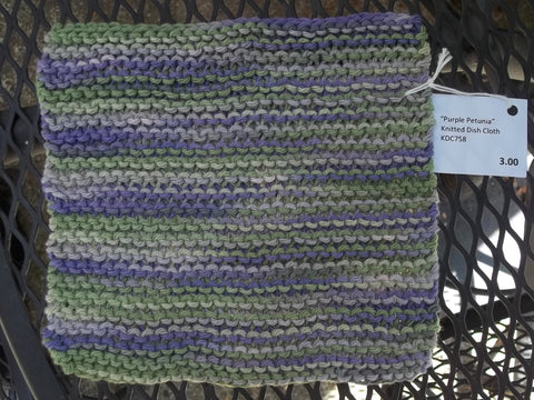 Knitted Dish Cloth