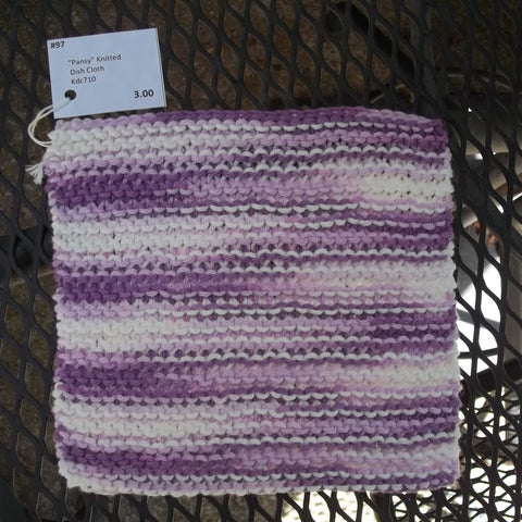 Knitted Dish Cloth