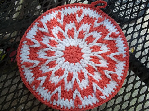 Lace Up Pot Holder